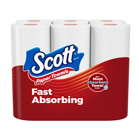 Scott Paper Towels 6 Pack